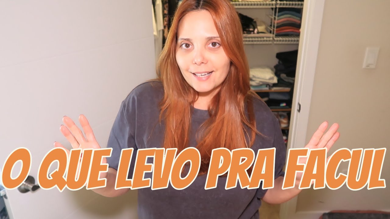 Me arrumando para a faculdade