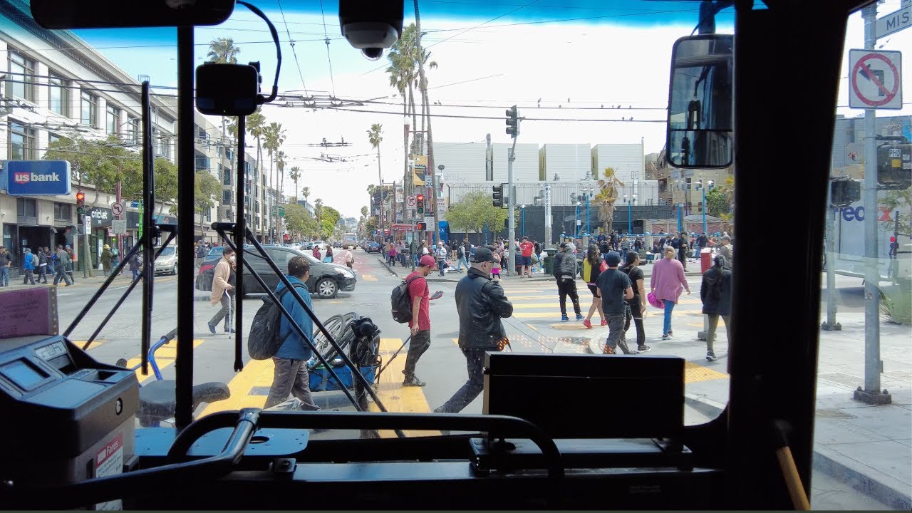 [4K] SCENIC RIDE: 14 Mission-Daly City Muni Bus (June 19, 2024)