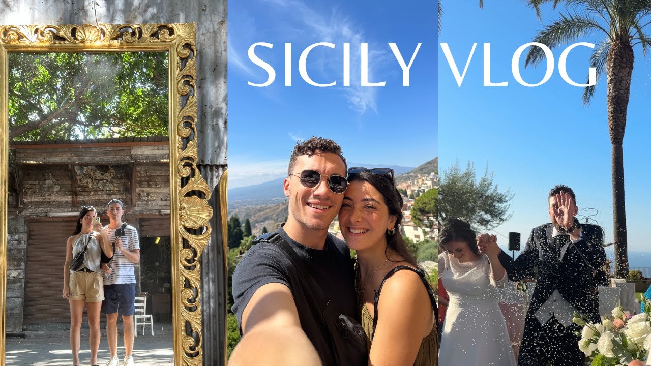SICILY VLOG 🇮🇹 | Taormina | Andrea Bocelli Concert | Palermo Antique Markets | Italian Wedding