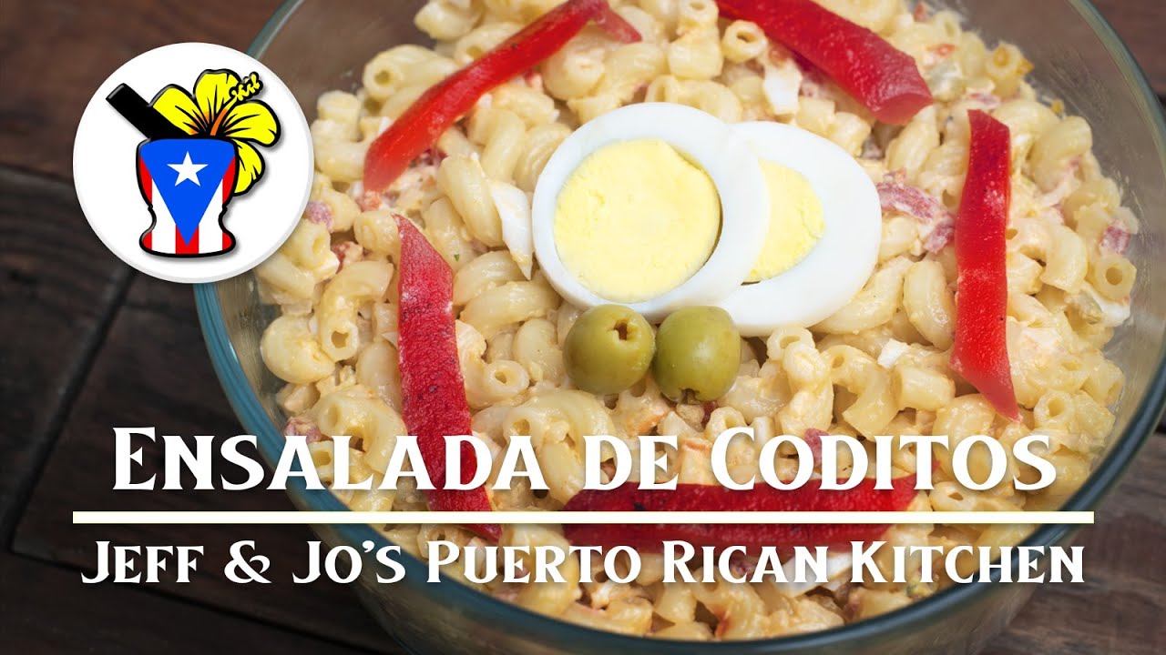 Como Hacer Ensalada de Coditos (Macaroni Salad) - Easy Puerto Rican Recipe
