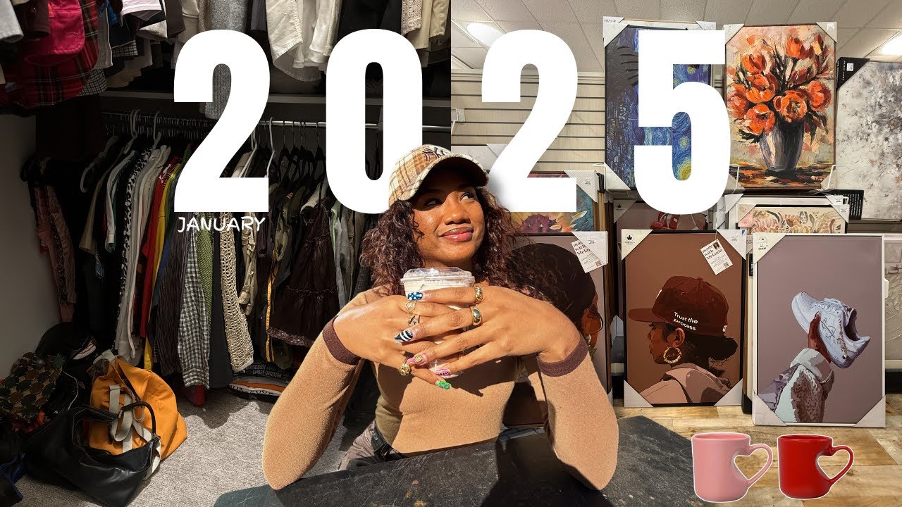 here's to 2025 🥂 | more time at home, tik tok finds + multiple shoot days (january)