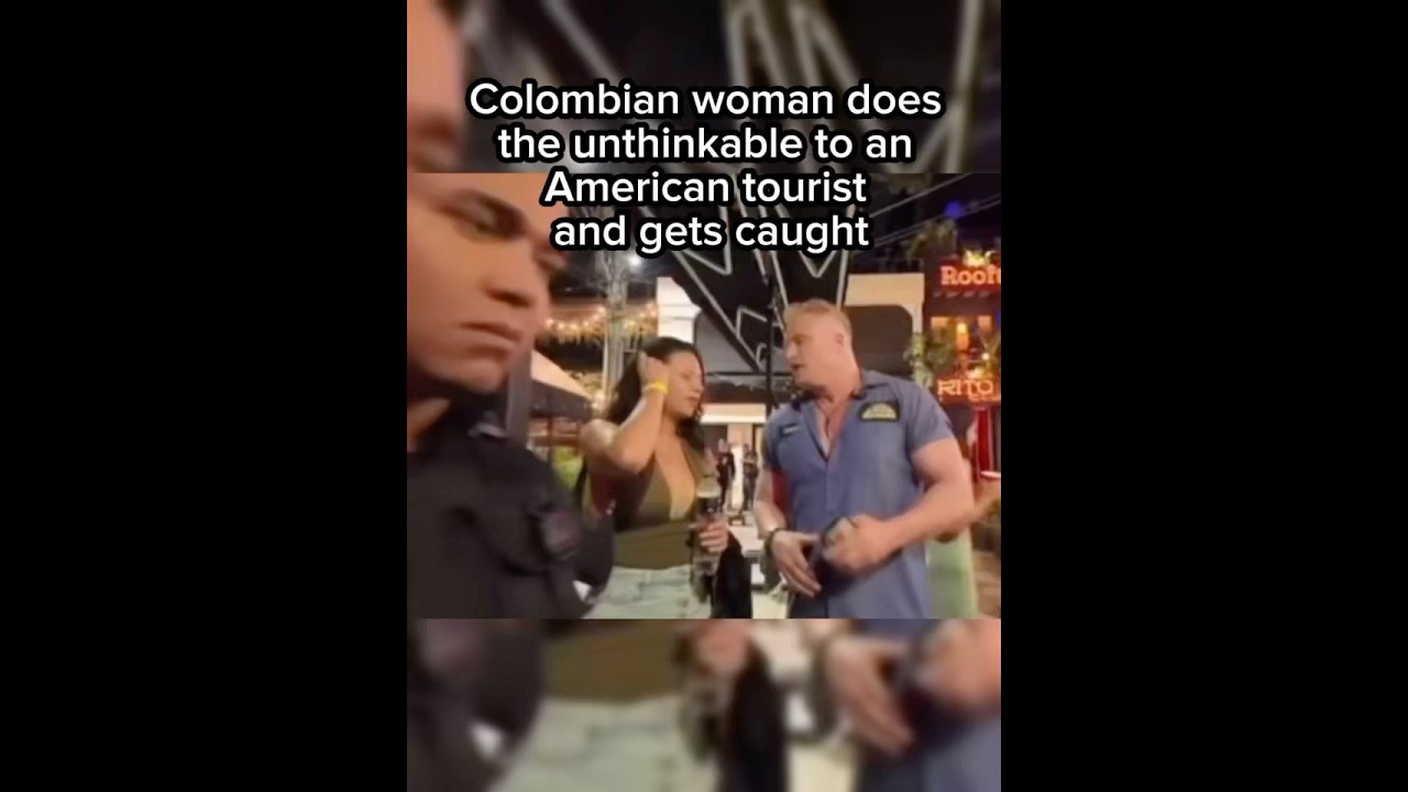Colombian woman does the unthinkable to an American tourist and gets caught 