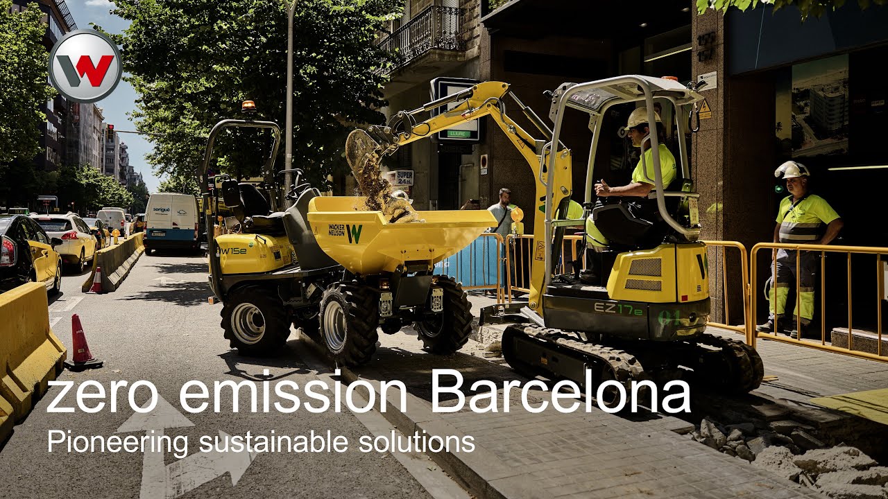 zero emission construction site in Barcelona: Pioneering sustainable solutions