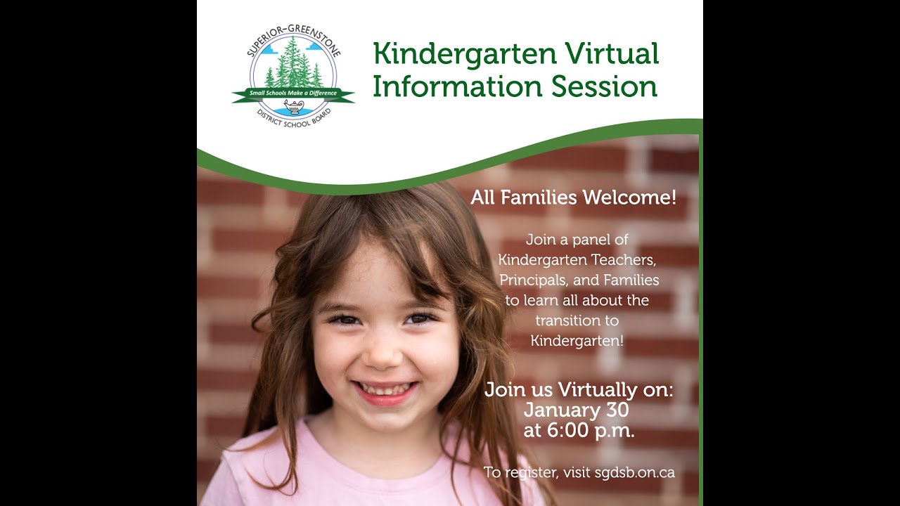 Superior-Greenstone District School Board Kindergarten Information Session