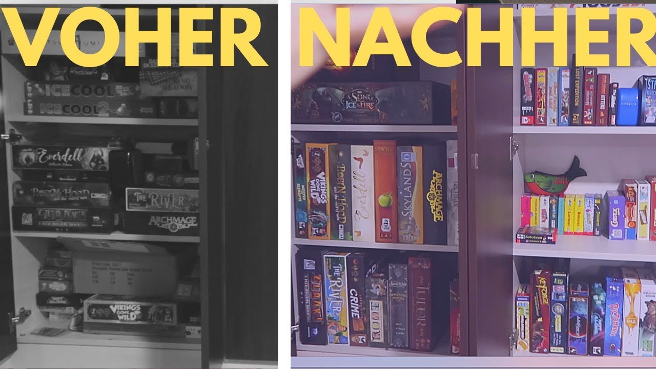 60+ Spiele müssen gehen! - Konmari bei Spielen - Brettspiele 2019