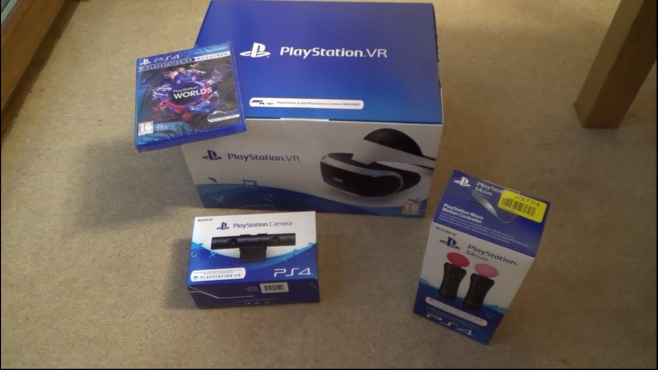 Unboxing a UK PlayStation VR Bundle