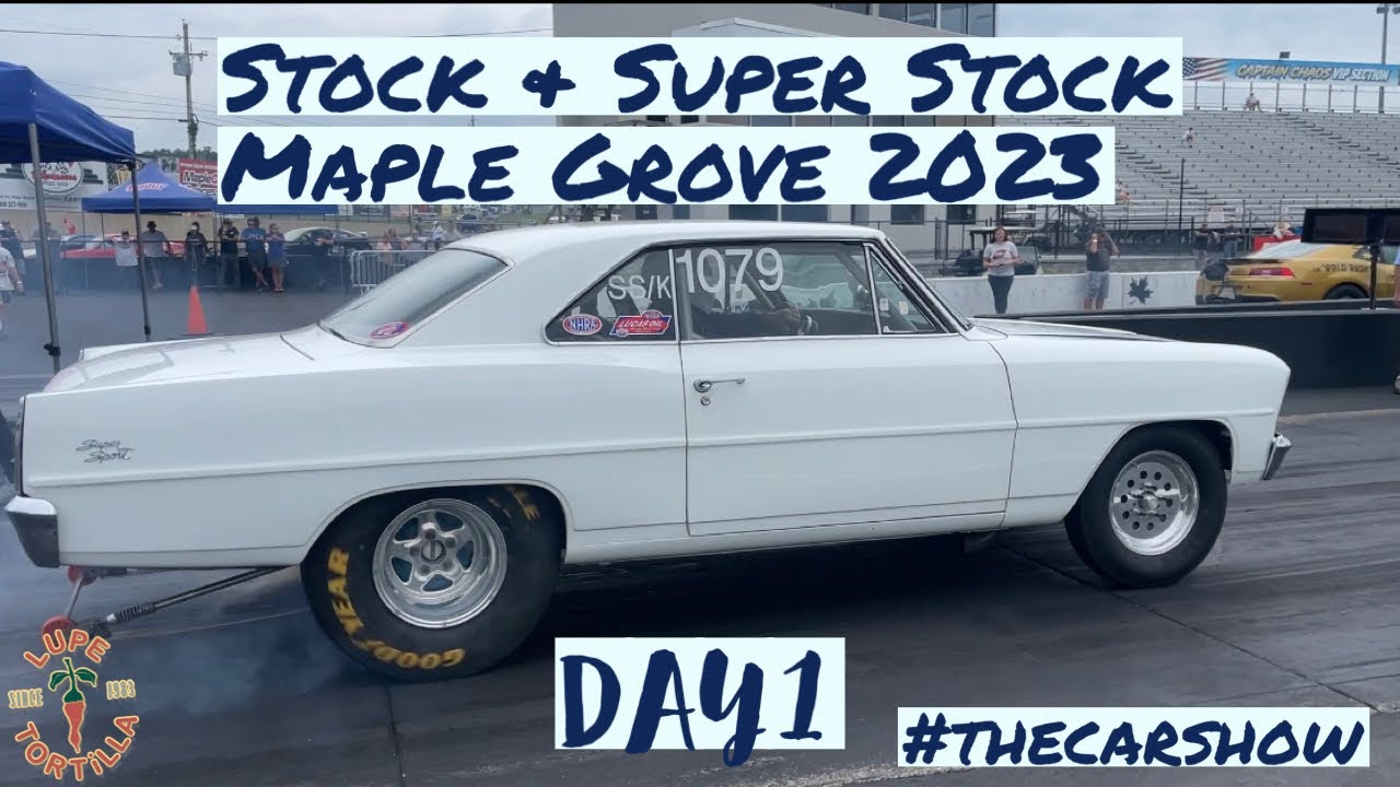2023 Maple Grove Raceway NHRA Lucas Oil Series Drag Racing Muscle Cars Super Stock Eliminator