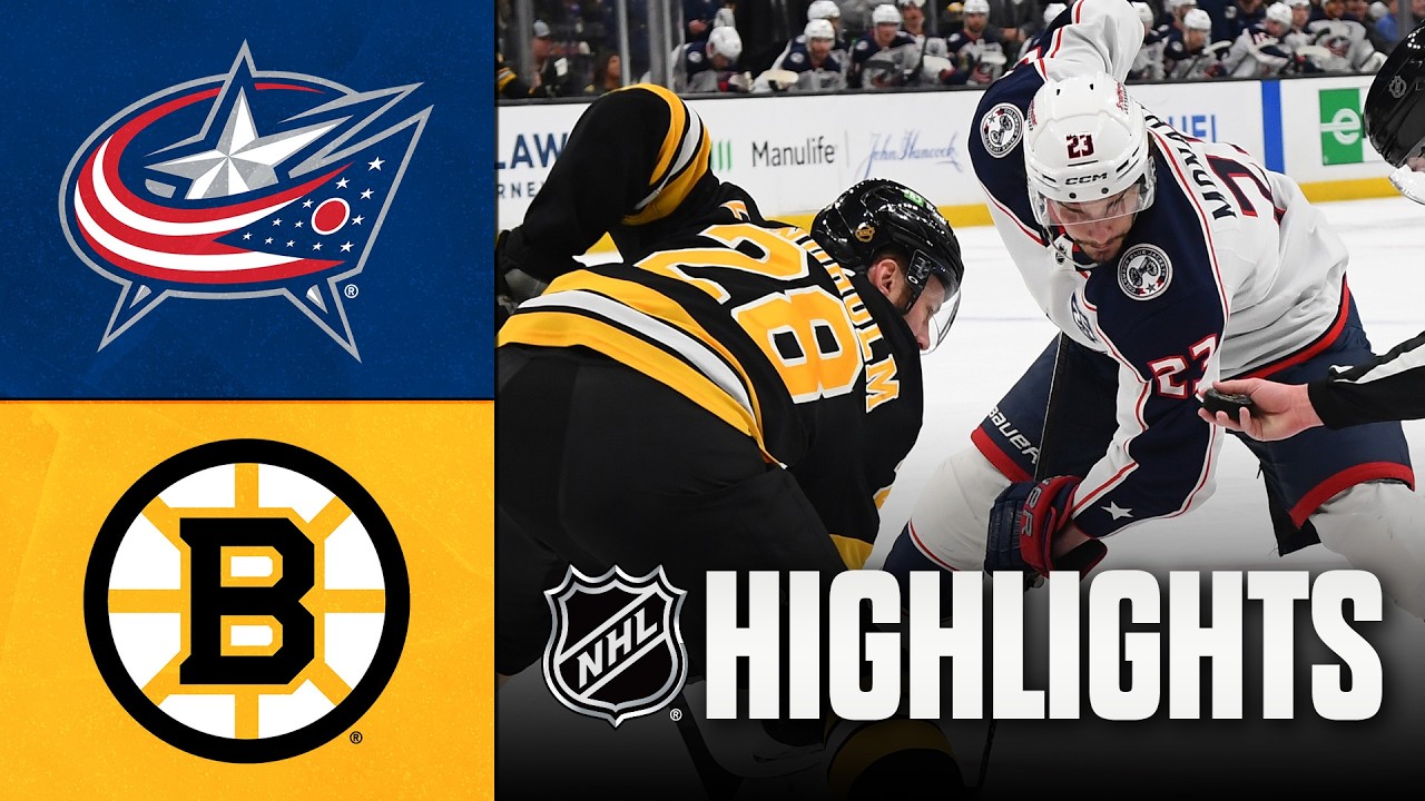 Blue Jackets vs. Bruins | NHL Highlights | February 26, 2026