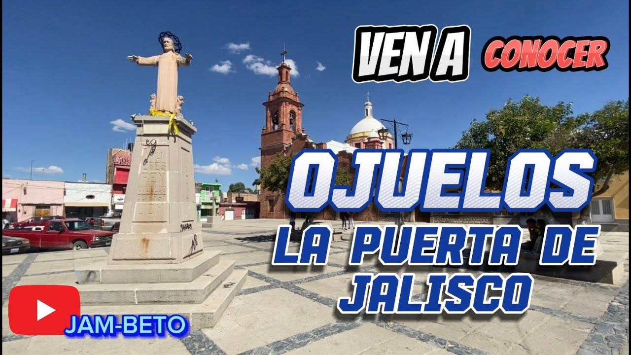 Caminata por la calle principal de Ojuelos de Jalisco, descubre sus templos y jardín.