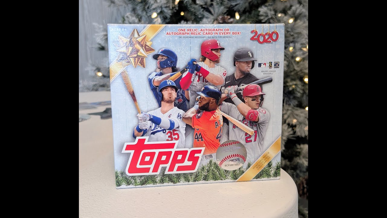 Unboxing a 2020 Topps Holiday Mega Box! 1 guaranteed auto or relic! #topps #baseballcards