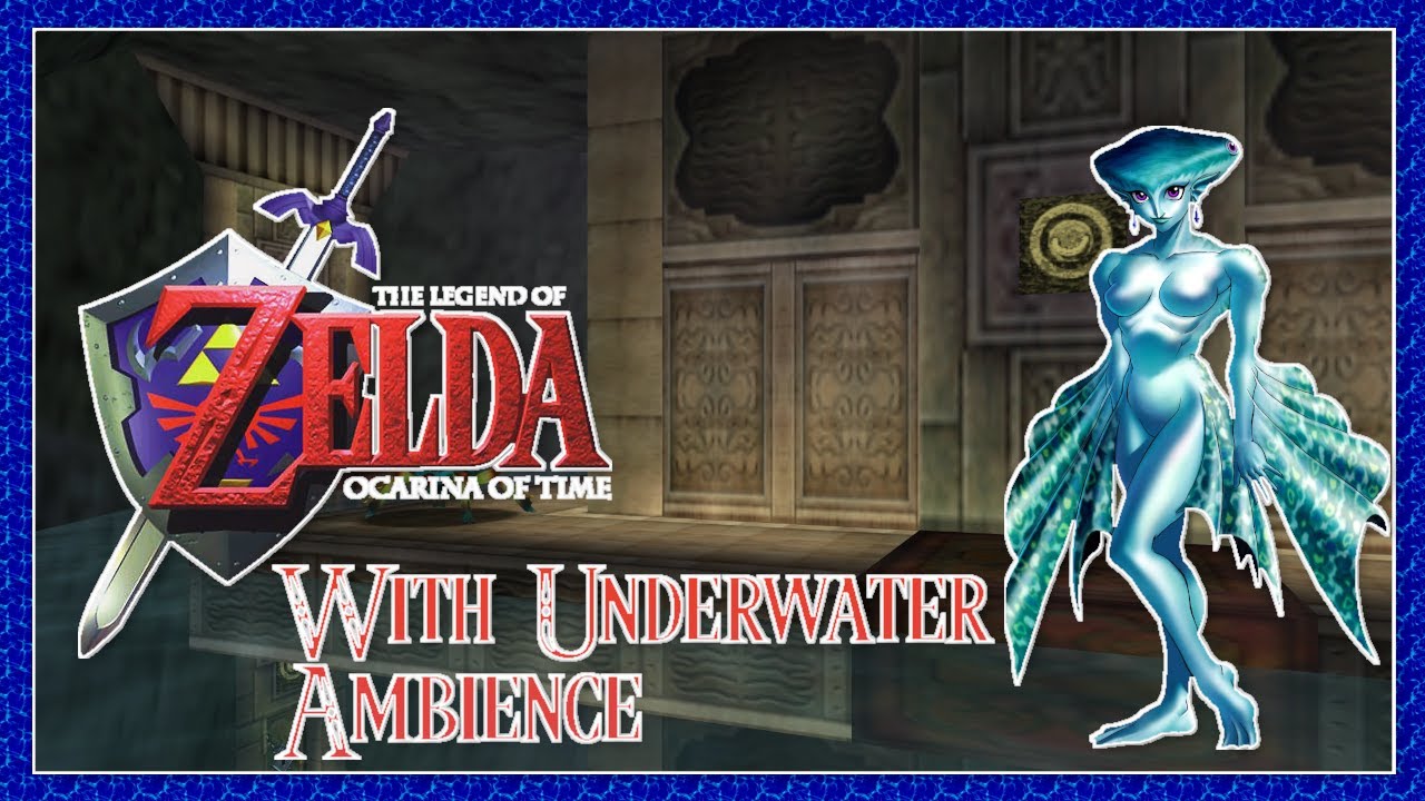 🌊Water Temple Theme with Underwater Ambience Zelda Ocarina of Time🌊
