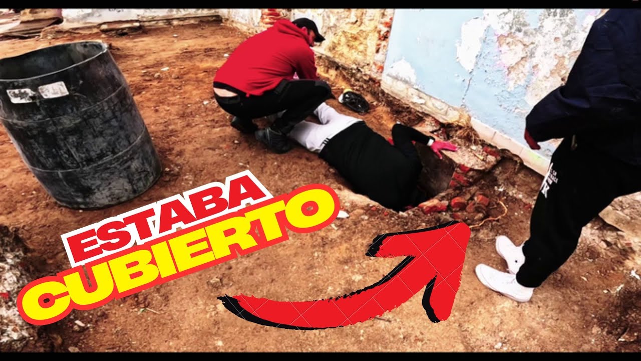 IMPRESIONATE!!  Encontramos un TÚNEL ANTIGUO al quitar el piso y ESTO ENCONTRAMOS!!!