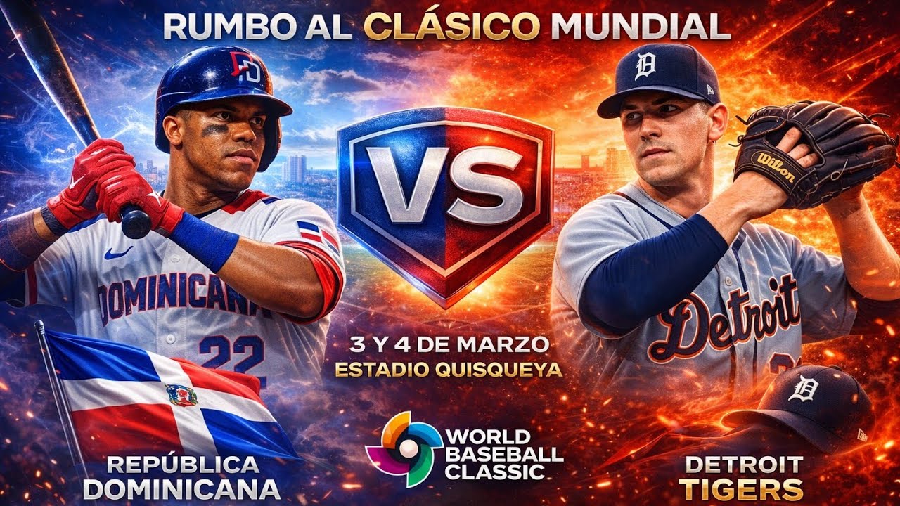 República Dominicana vs Detroit Tigers Rumbo al clásico mundial de béisbol 2026 The Show 2026