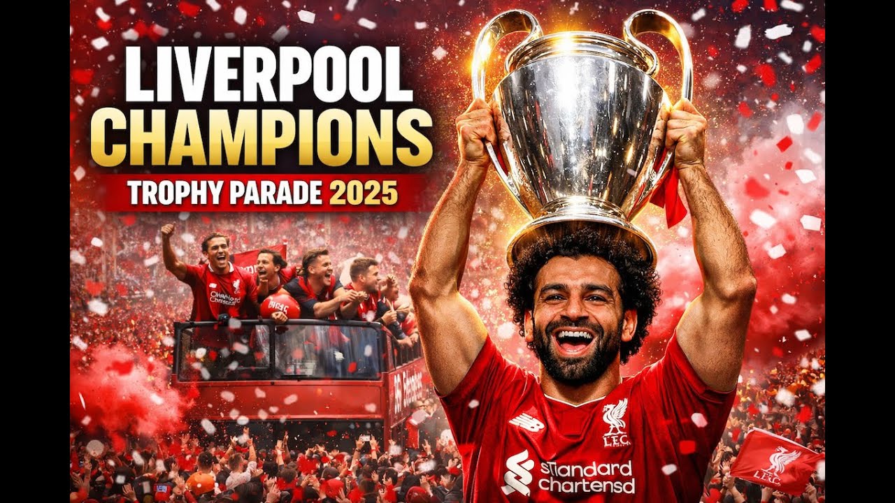 موكب النصر لفريق ليفربول Liverpool FC Parade 2024/25