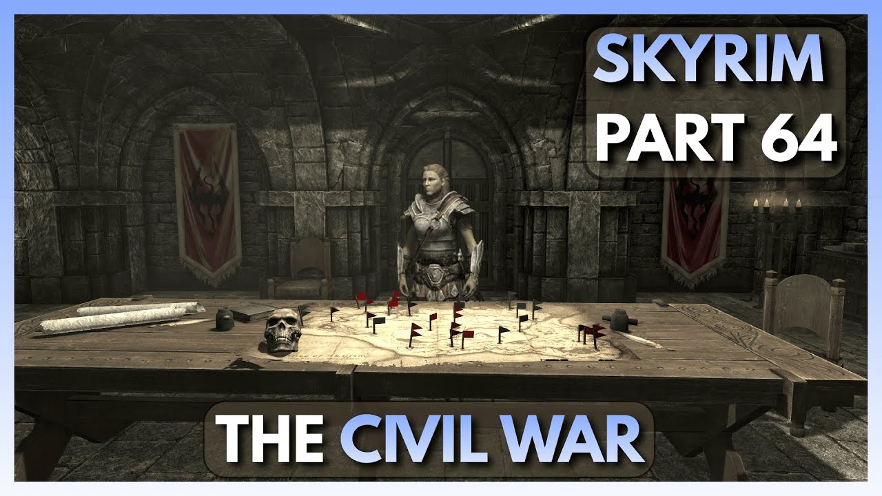 🔴 The Elder Scrolls V: Skyrim – PART 64 | The Civil War Begins 🔴 🗡️