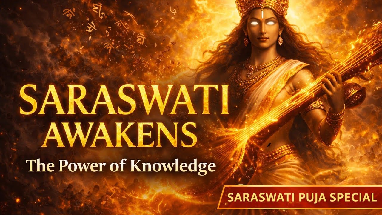 Saraswati Awakens 🔥 | The Power of Knowledge | Saraswati Puja Special