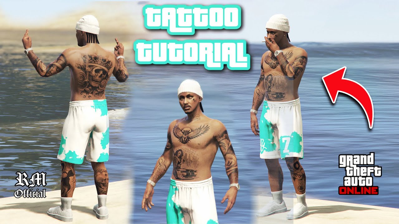Clean Male Tattoo Combinations Tutorial On GTA 5 Online (2025)🔥