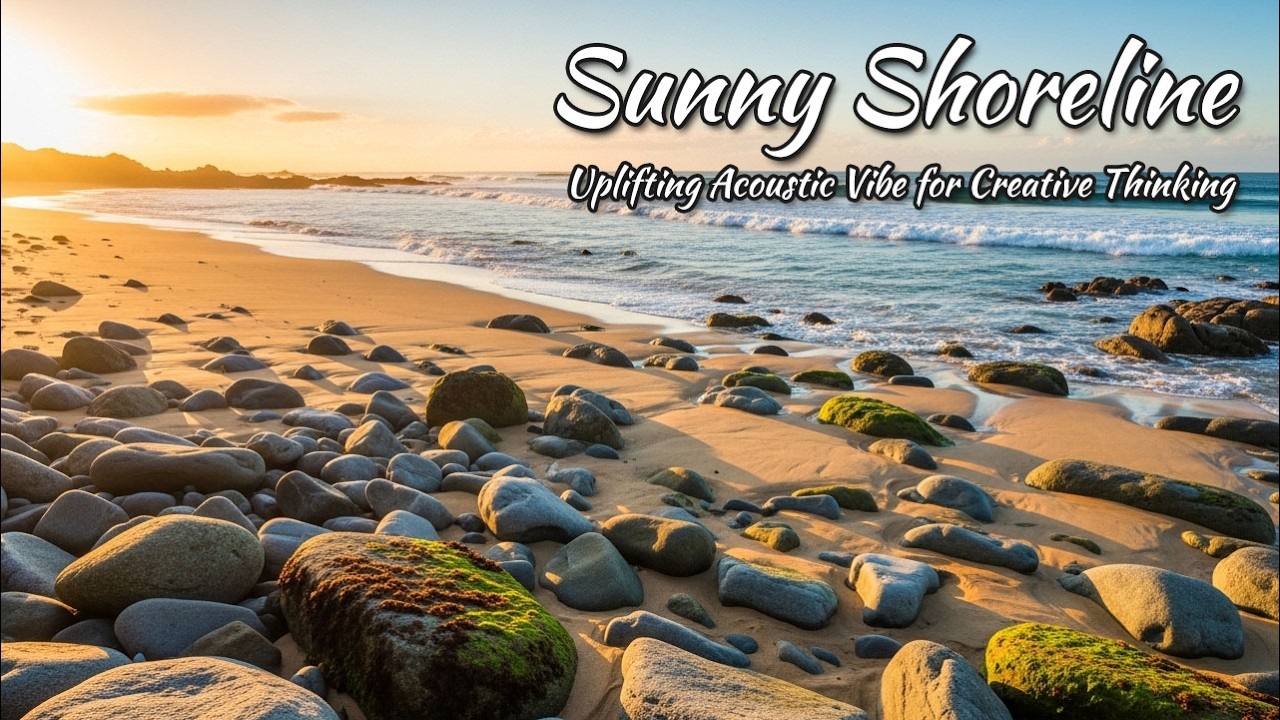 🔴 LIVE: Sunny Shoreline: Uplifting Acoustic Vibe for Creative Thinking