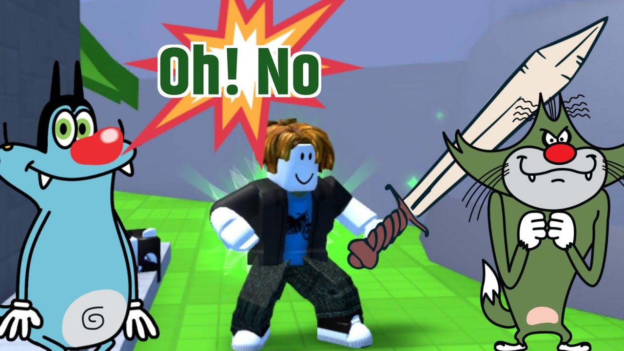 Roblox Sword Pulling Battle Between Oggy And Jack | Roblox Gameplay In Hindi