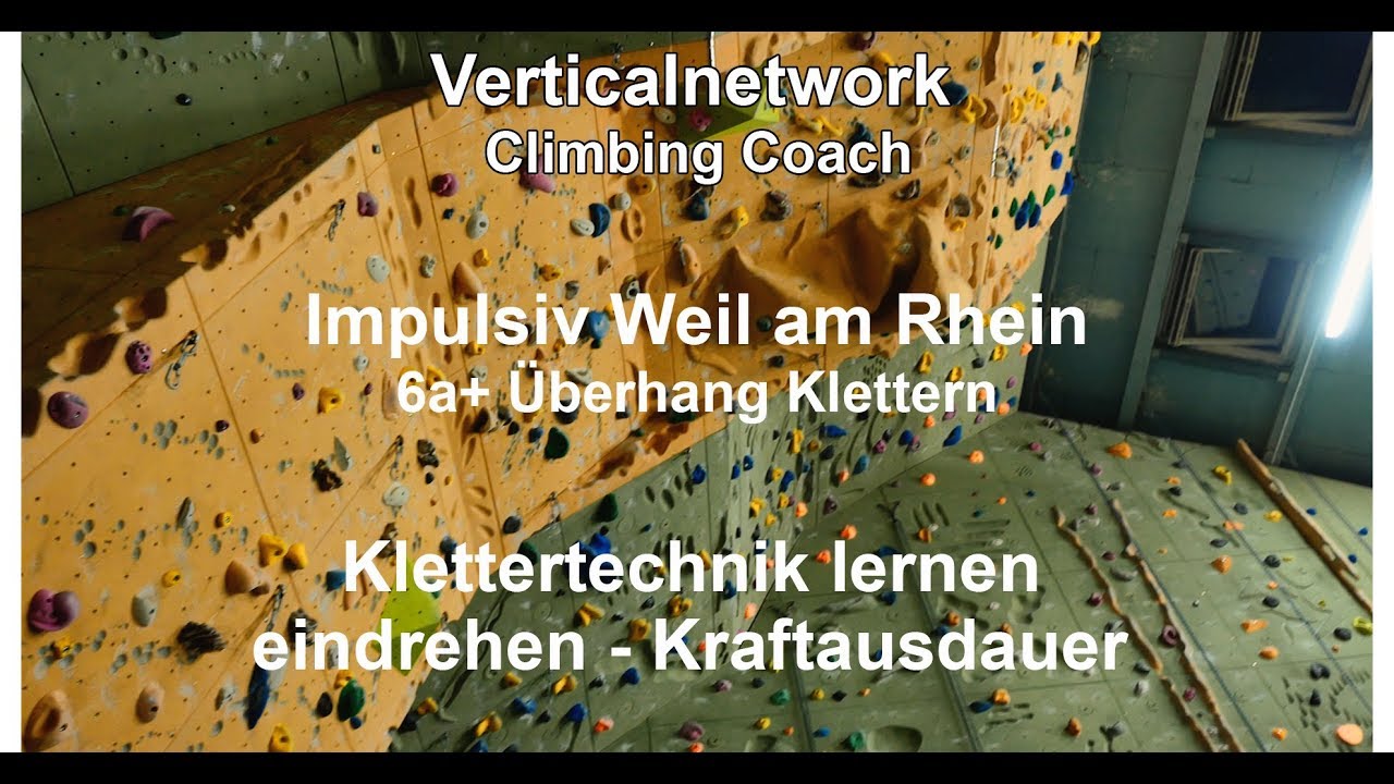 Klettern im Überhang - 6a+ Bewegungsablauf und Zeitlupen #kletternlernen
