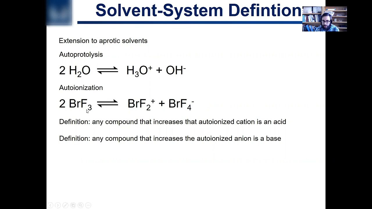 3.11. Acidity and Basicity in Aprotic Solvents