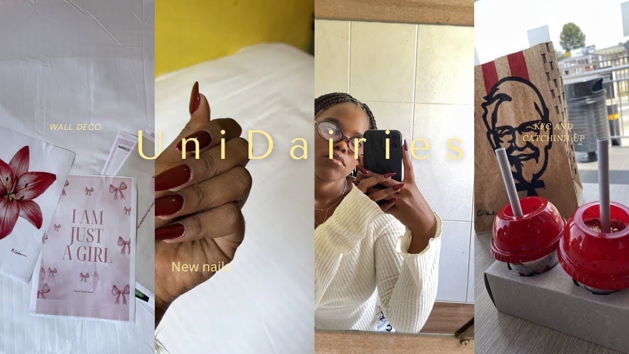 Uni Diaries || New nails | New hair | Stationery shopping | Working out and more 