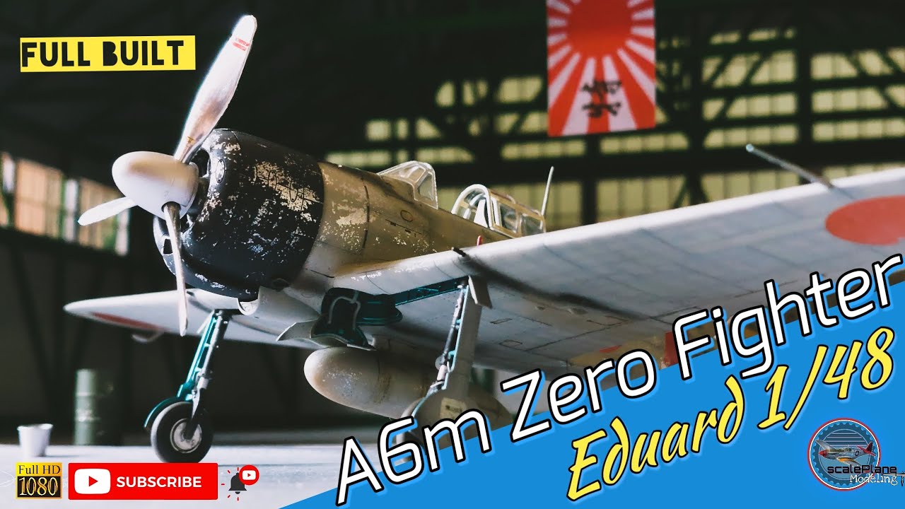 A6m Zero Eduard Full Built #modellbau #airbrushing