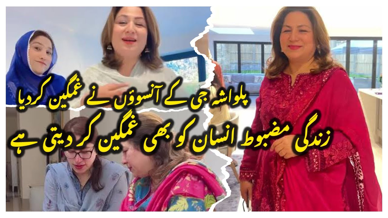   Daily vlog family  vlogزندگی آپکو تھکا دیتی ہے پلواشہ جی کے آنسو نے غمگین کر دیا 