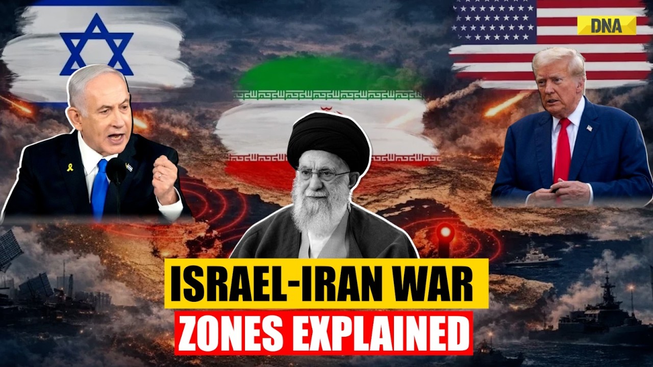 Israel Iran War: Map Shows Breakdown Of Israel- US Deadly Strikes On Iran | Netanyahu | Trump