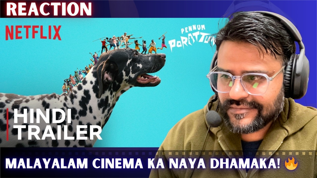 Pennum Porattum | Hindi Trailer Reaction | Rajesh Madhavan | Netflix India| BINDAAS BHARTII