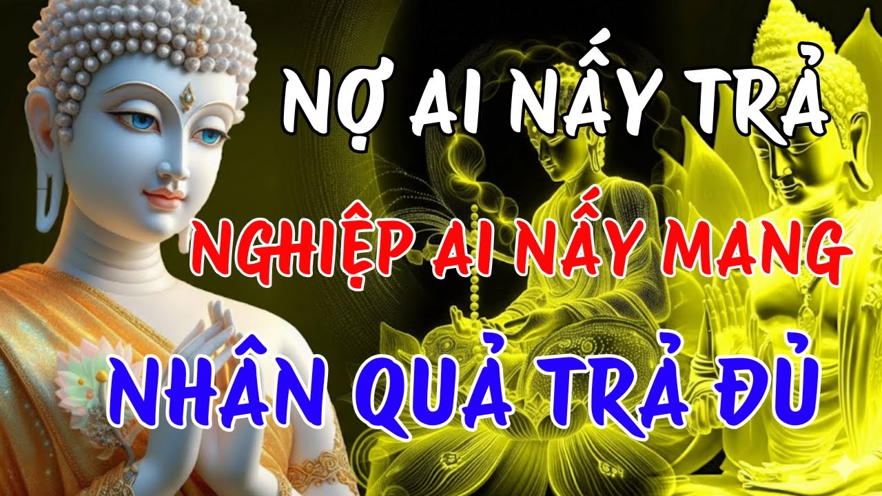 NỢ AI NẤY TRẢ, NGHIỆP AI NẤY MANG - NHÂN QUẢ TRẢ ĐỦ | LỜI PHẬT DẠY