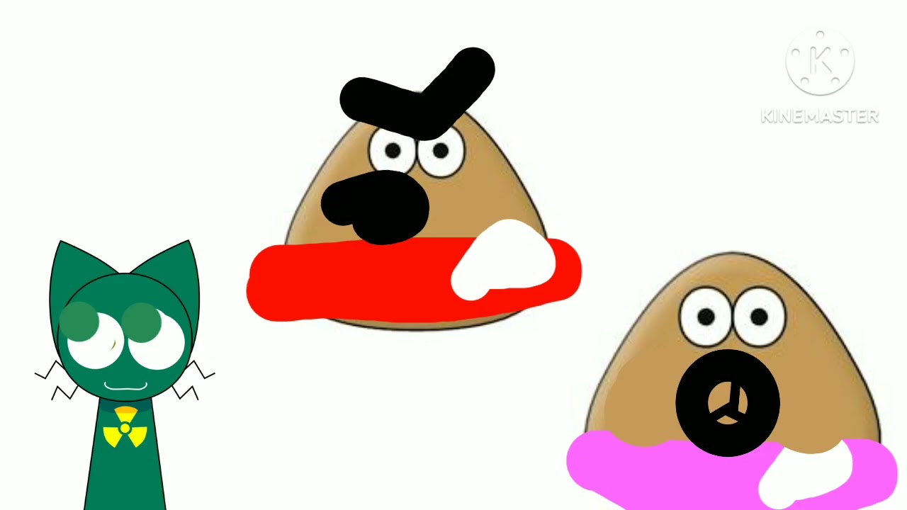O pou fez birra na loja de videogames 