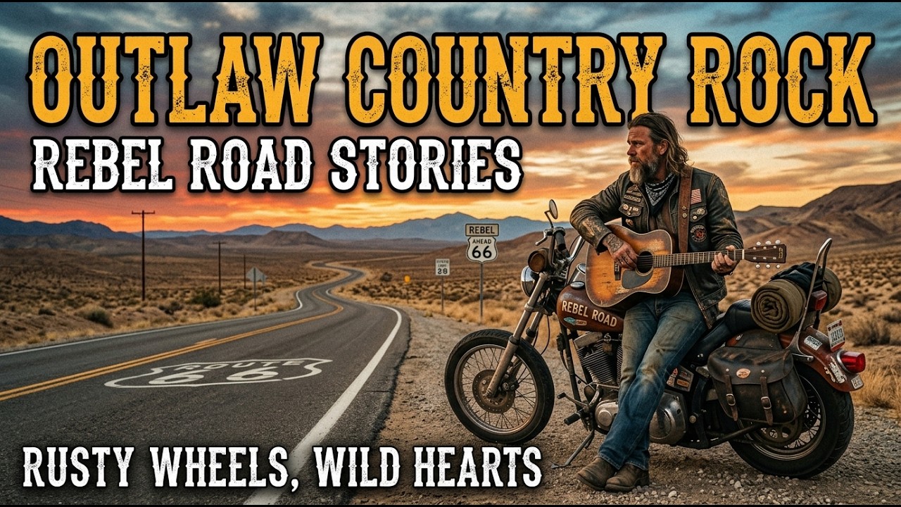 Outlaw Country Rock 🔥 Rebel Road Stories 🎸 Rusty Wheels, Wild Hearts