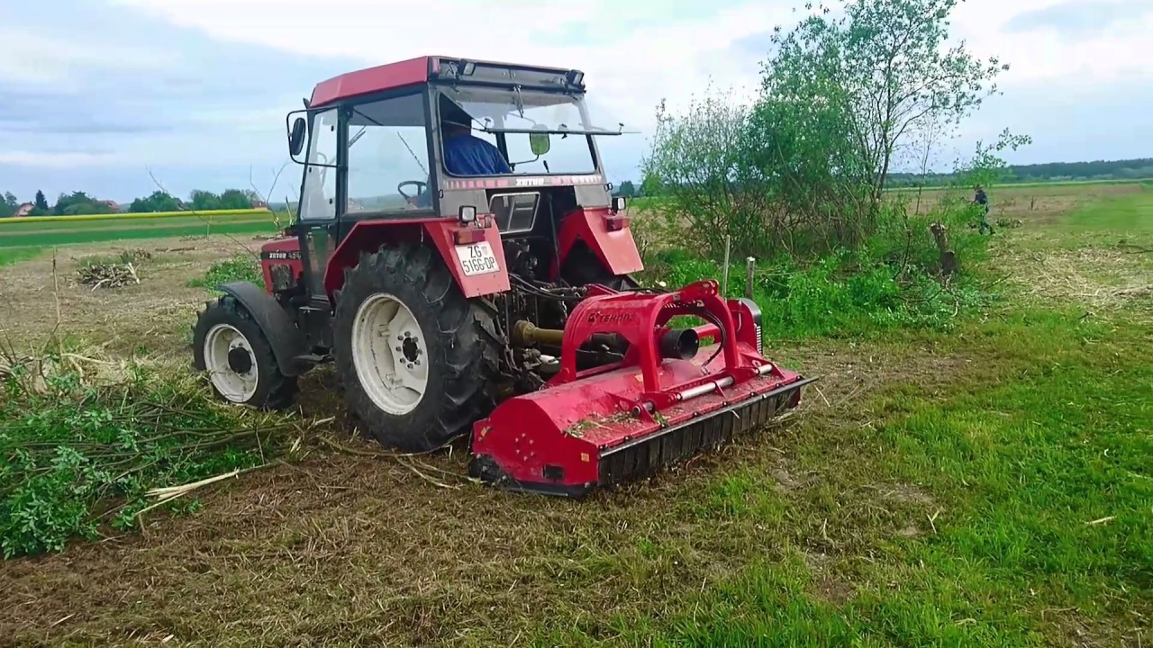 Zetor 4340 i tehnos Malčiranje