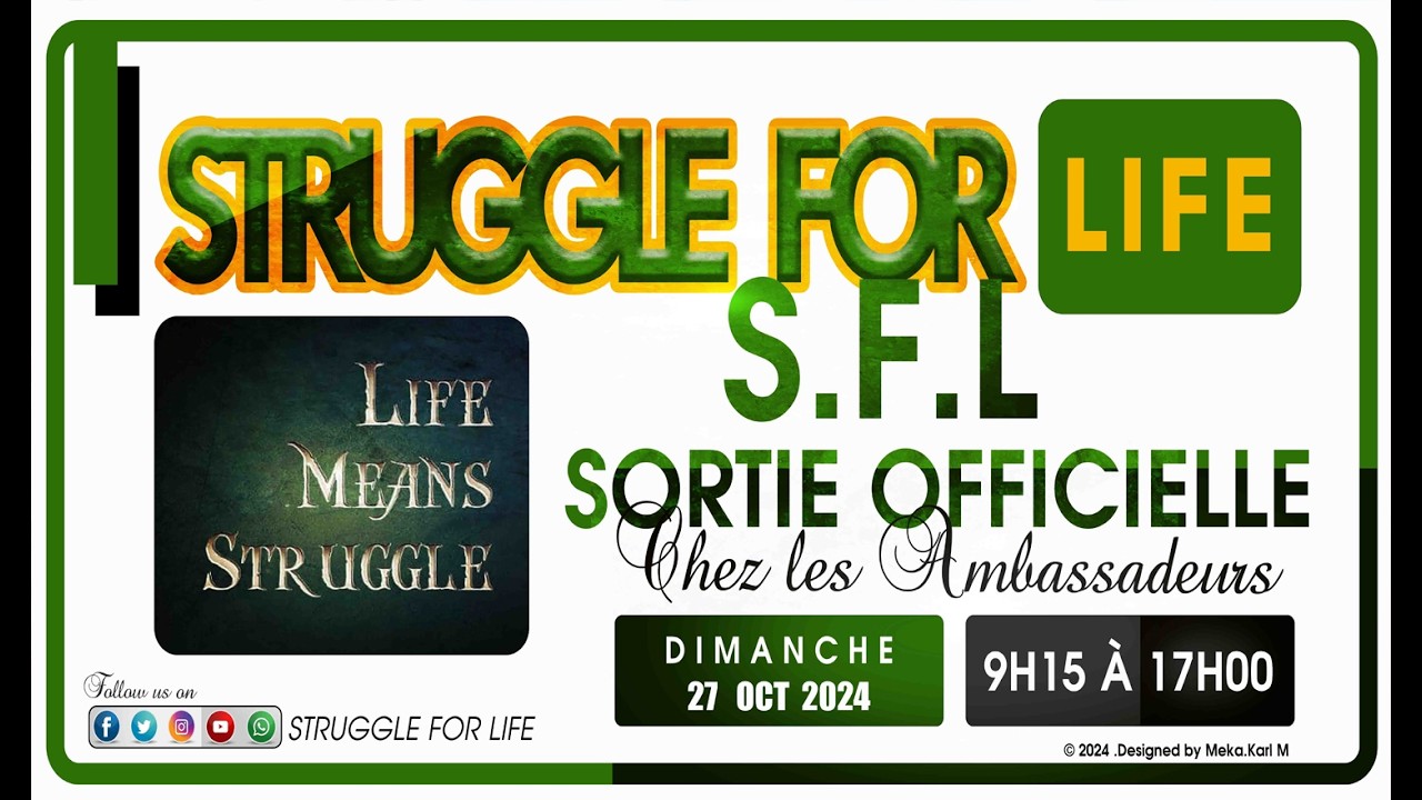 STRUGGLE FOR LIFE GOMA 2024 SORTIE OFFICIELLE 