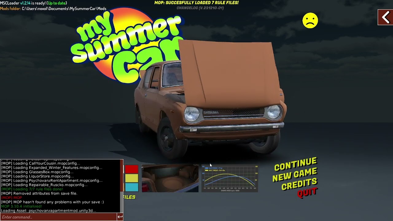 Kuinka asentaa My Summer Car save valmis satsuma