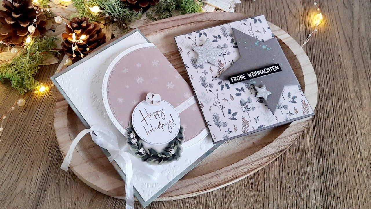 Fun Fold Gutschein Karte basteln, Karte aus einem Luxe Paper Block von #Action