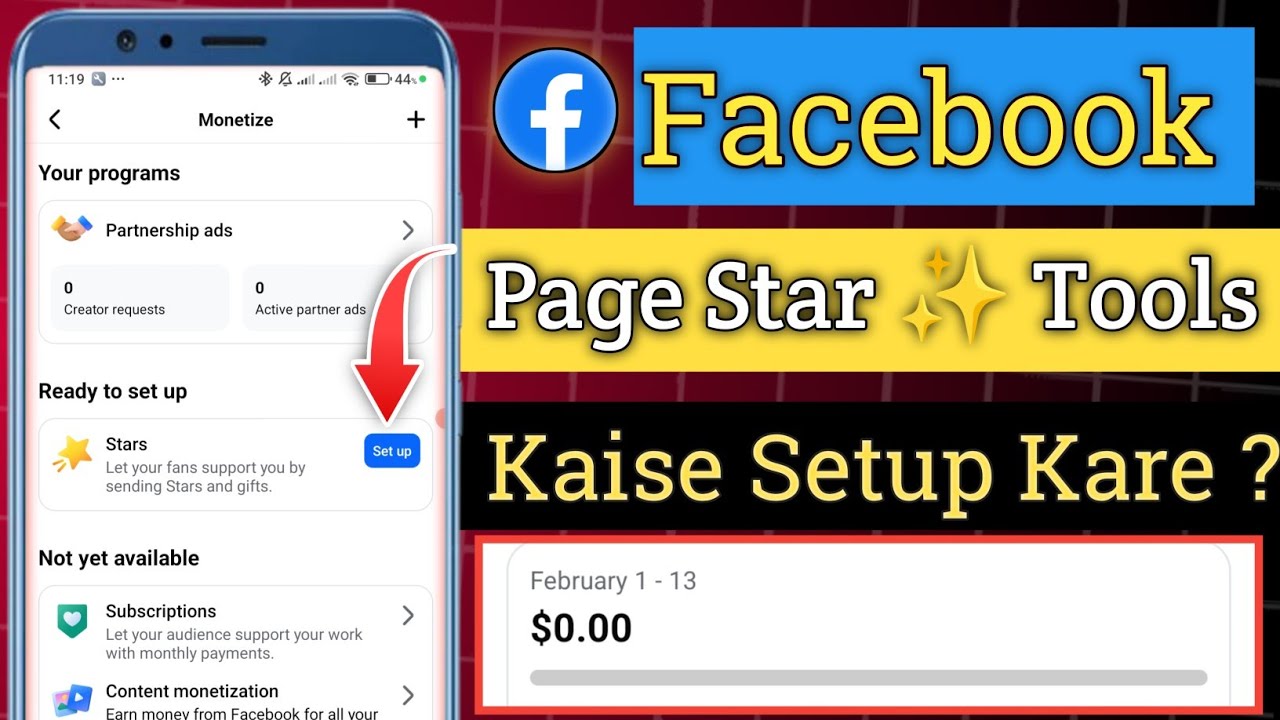 Facebook Star Setup Kaise Kare || Star Setup Kaise Milega || Tech Bidhan 2.0