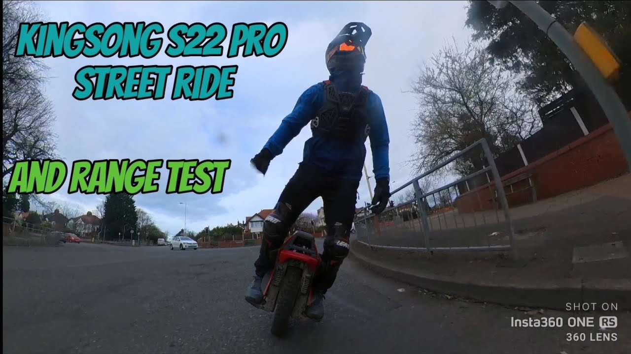 kingsong s22 pro: high speed Street ride