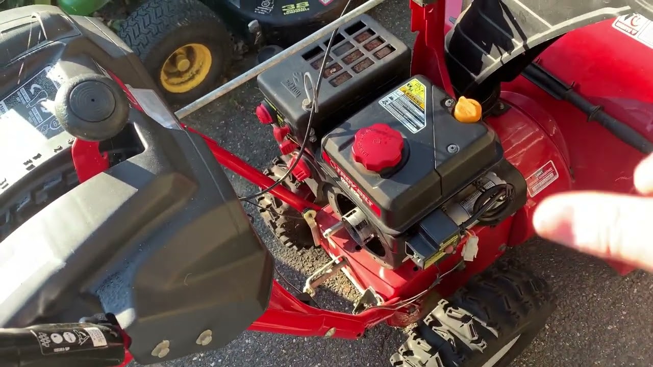 Troy-Bilt Storm 2620, MTD Powermore Snowthrower was eaten by Mickey Mouse!
