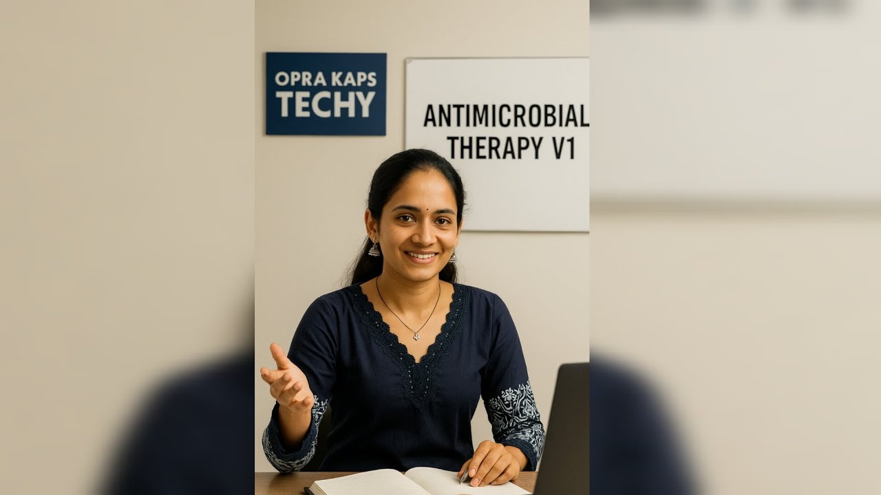 Antimicrobial Therapy Notes for OPRA Exam 📘 | PDF Link in Description #opra #kapstechy #antibiotics