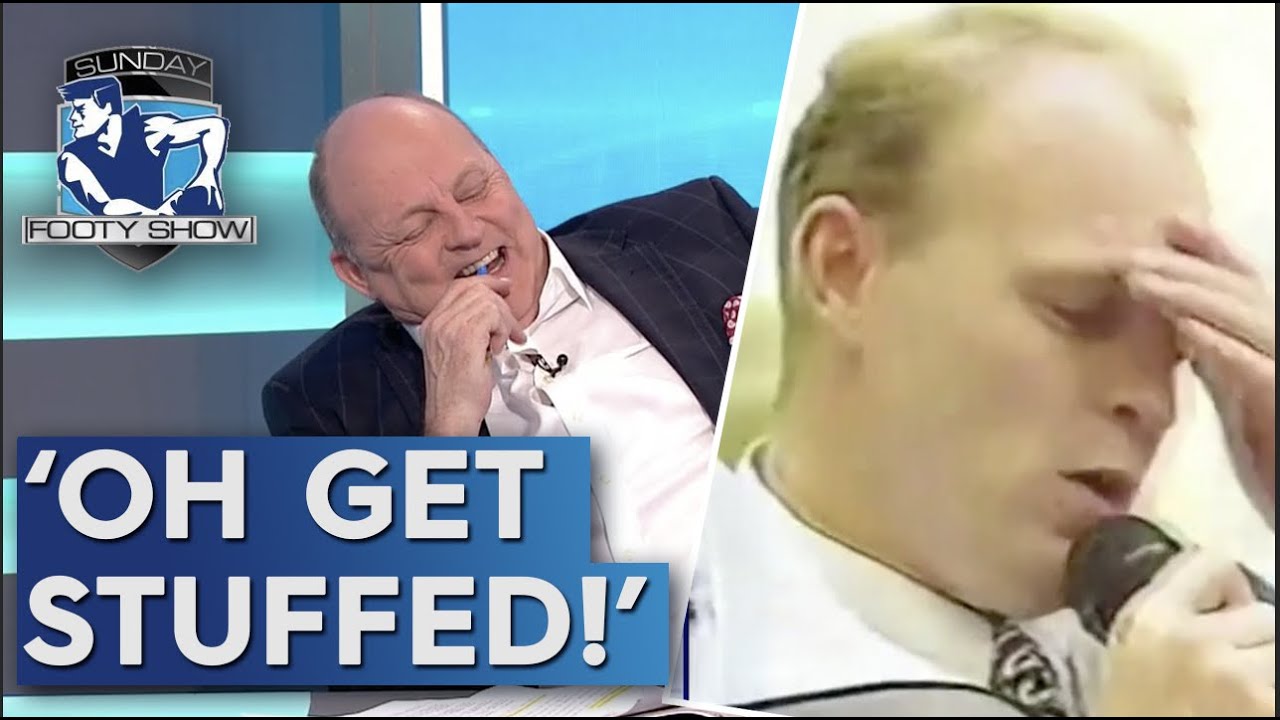 Footage surfaces of Billy Brownless signing 'Working Class Man' - Sunday Footy Show | Footy on Nine