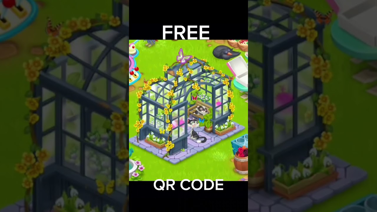 Butterfly House Decoration Free QR Code Hay Day 