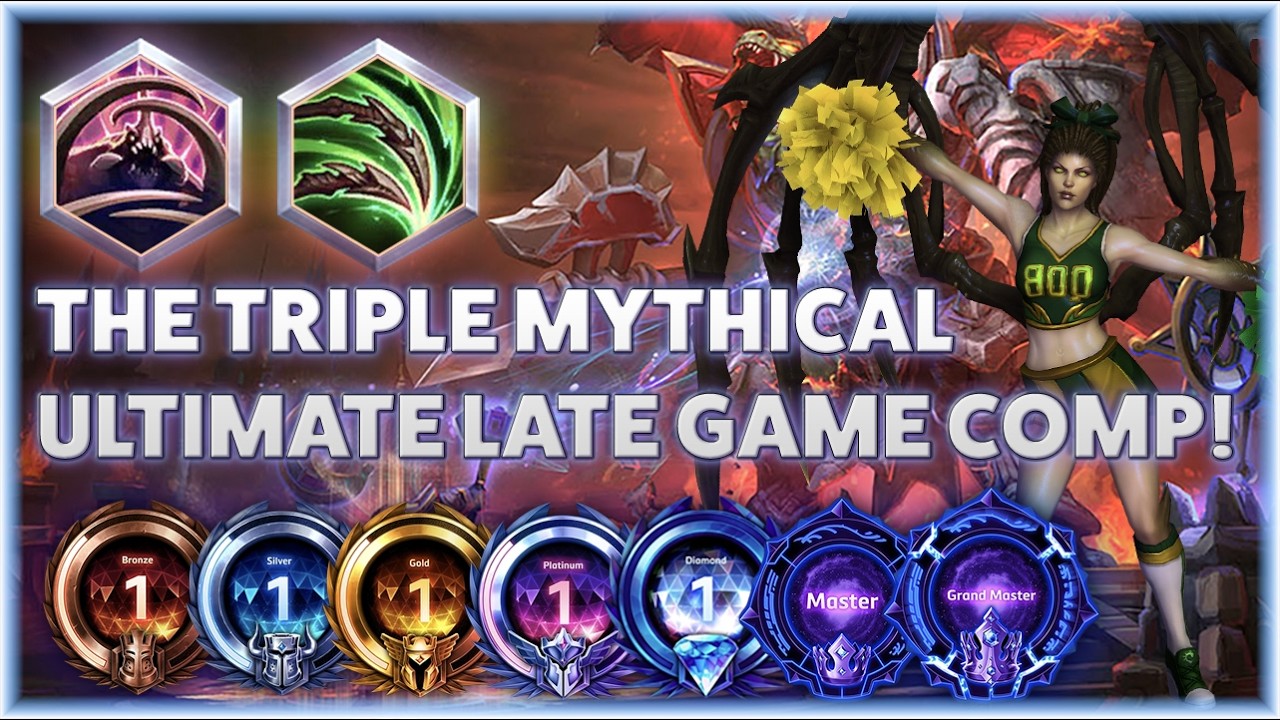 Kerrigan Ultralisk - THE TRIPLE MYTHICAL ULTIMATE LATE GAME COMP! - Bronze to Grandmaster Season 1 2