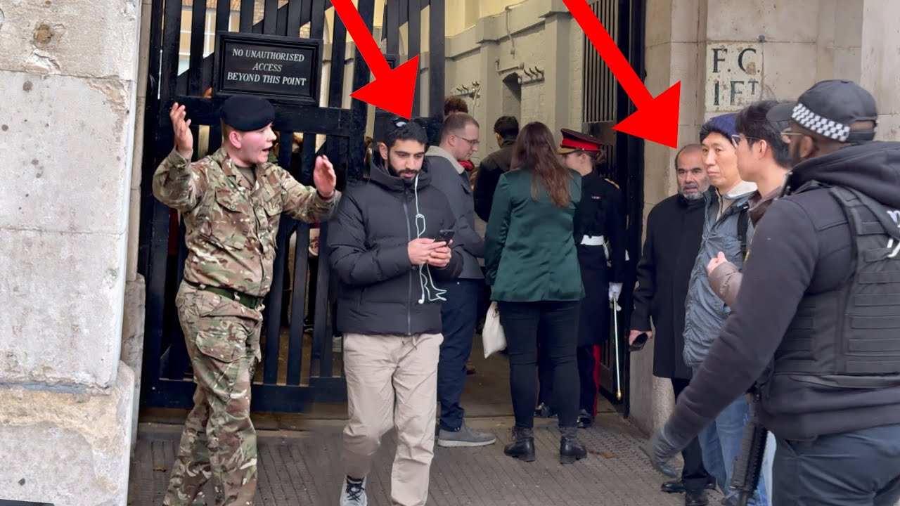 Man Sneaking Into Horse Stables with VIPs Caught and Turned Away