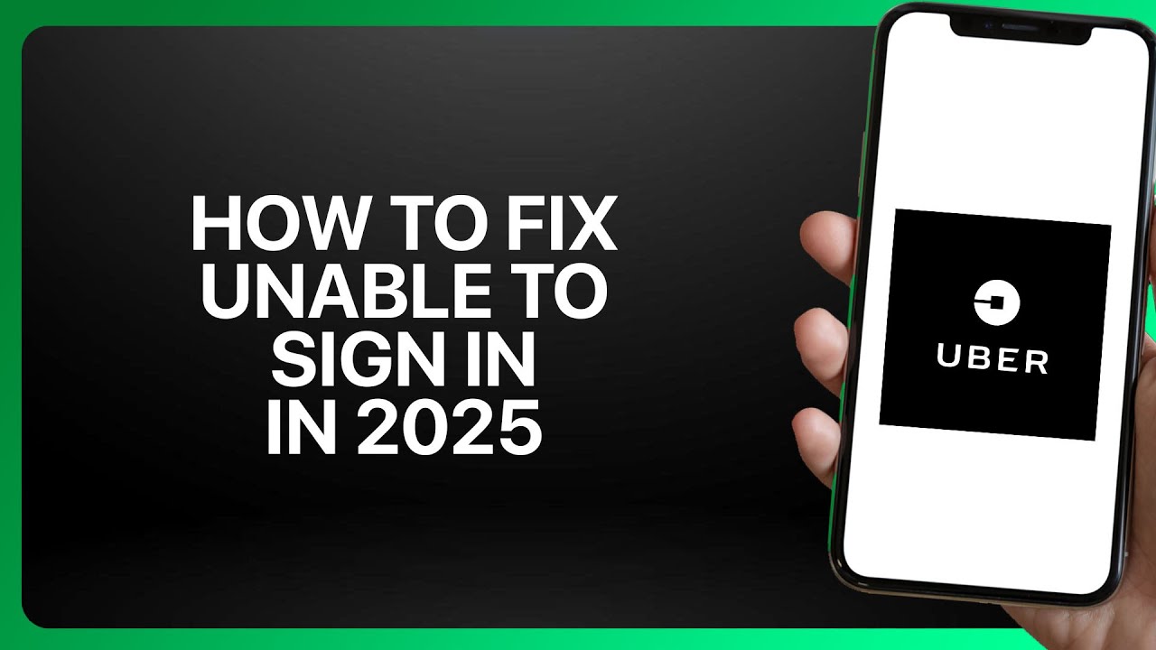 How To Fix Unable To Sign In (Error Login To Uber) in Uber 2025! Tutorial