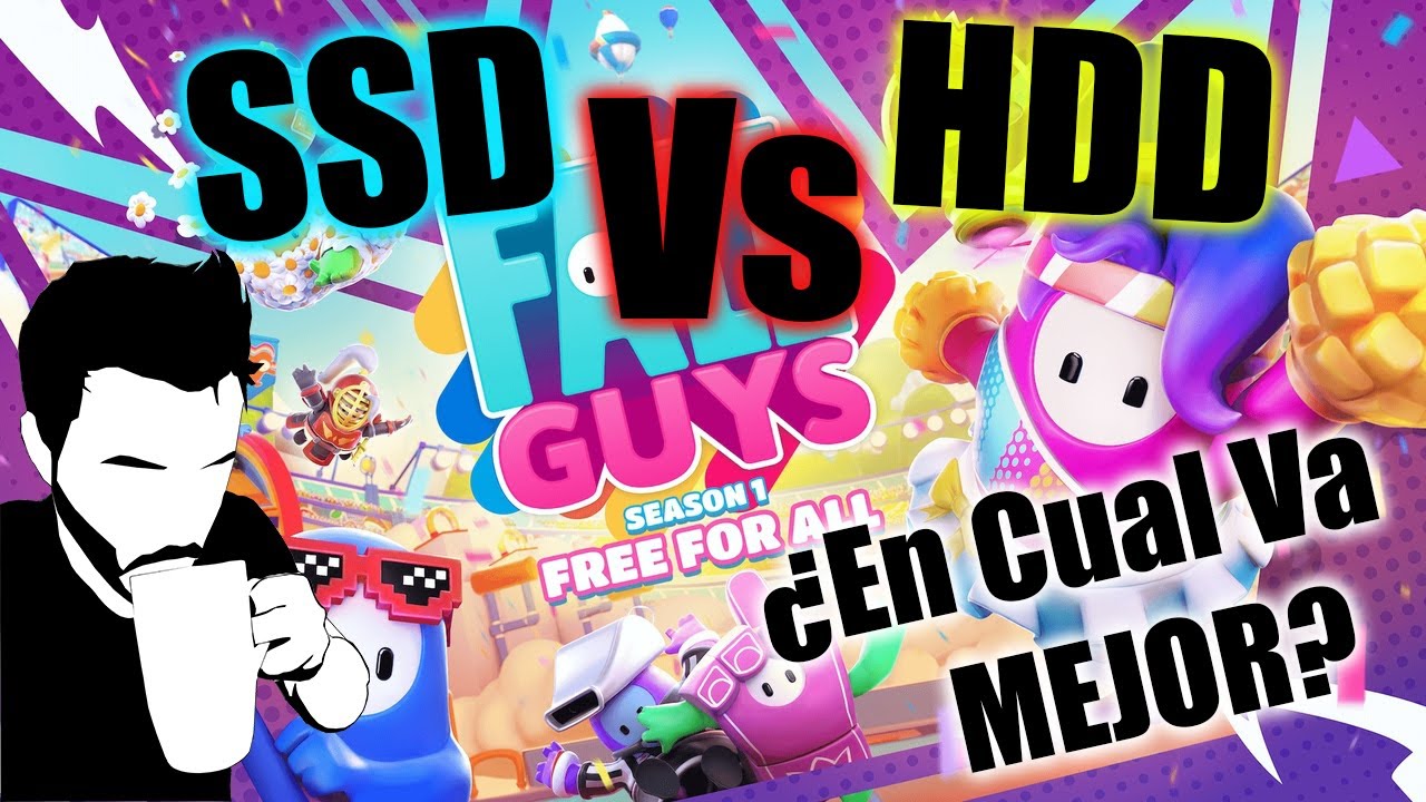 Fall Guys en Hdd Vs Ssd comparativa En UHD 630 &iquest;En Cual Va Mejor?