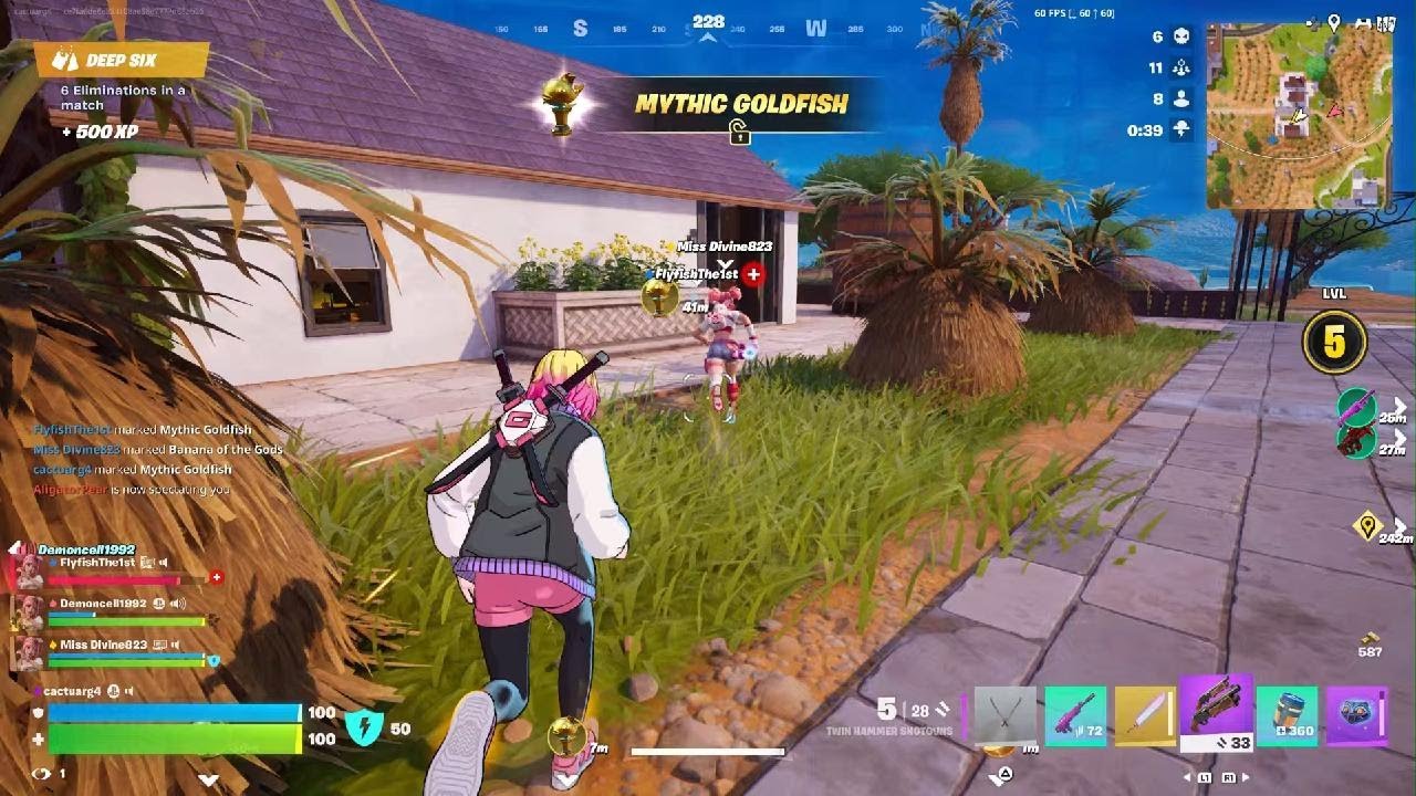 Fortnite Blitz : GwenPool's Swordplay