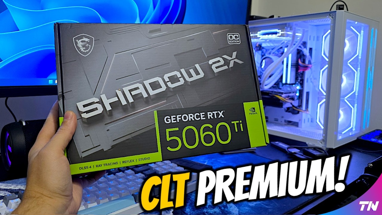 COMPREI UMA RTX 5060 Ti 16GB - A PLACA de VIDEO dos CLT PREMIUM, É BOA MESMO?