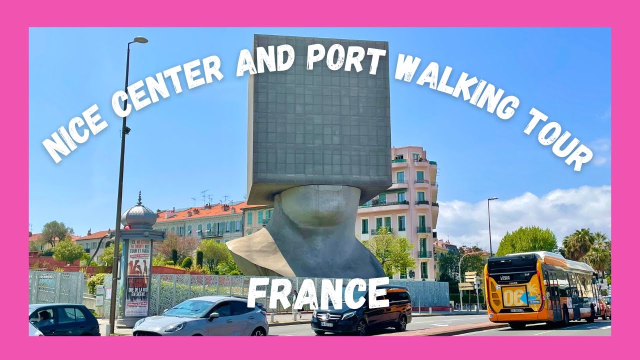 Nice France Walking Tour | Nice port | Nice Centre | French Riviera | France | ASMR | 4K | 🛥️